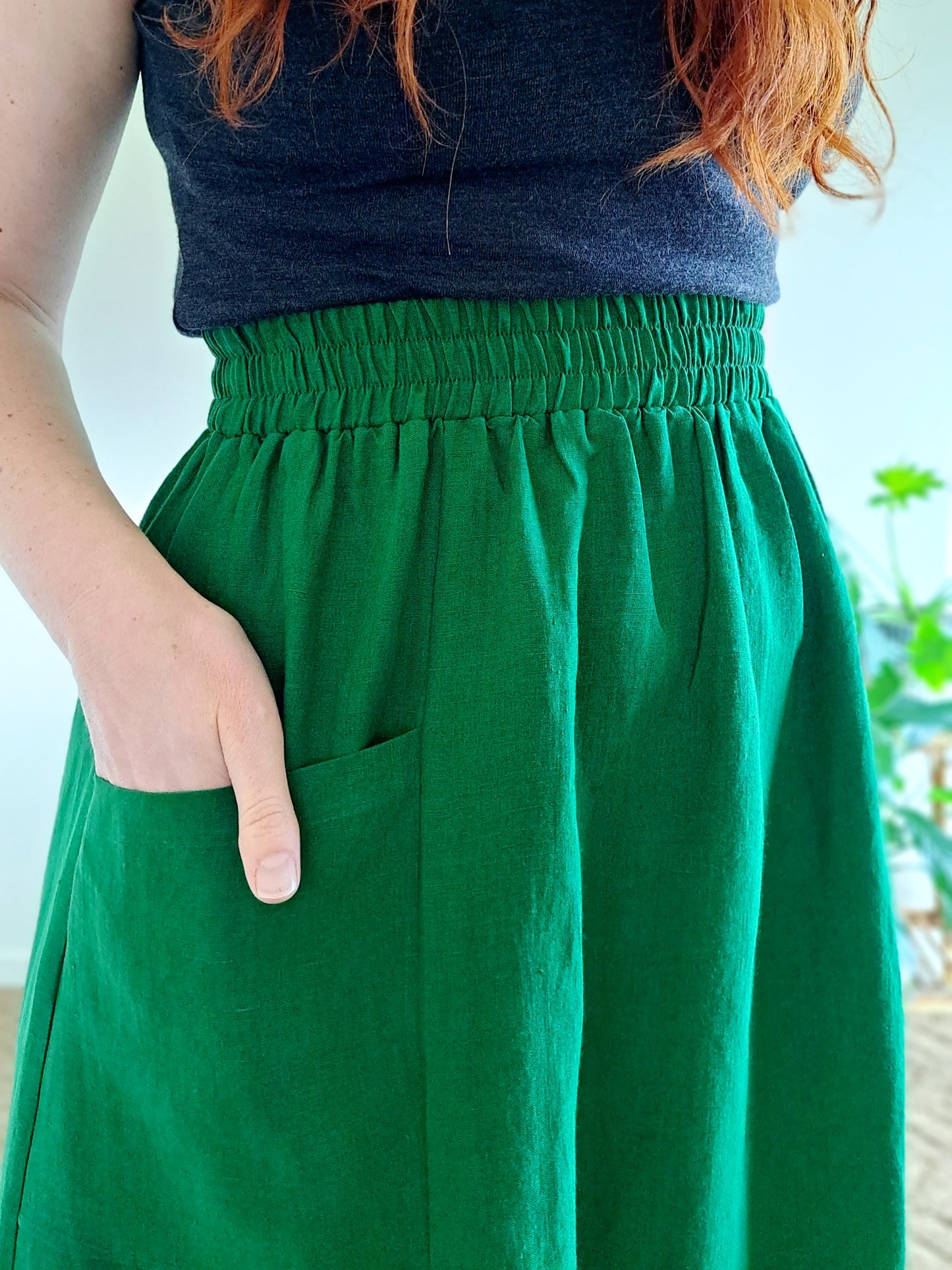 Millie Maxi Skirt - linen