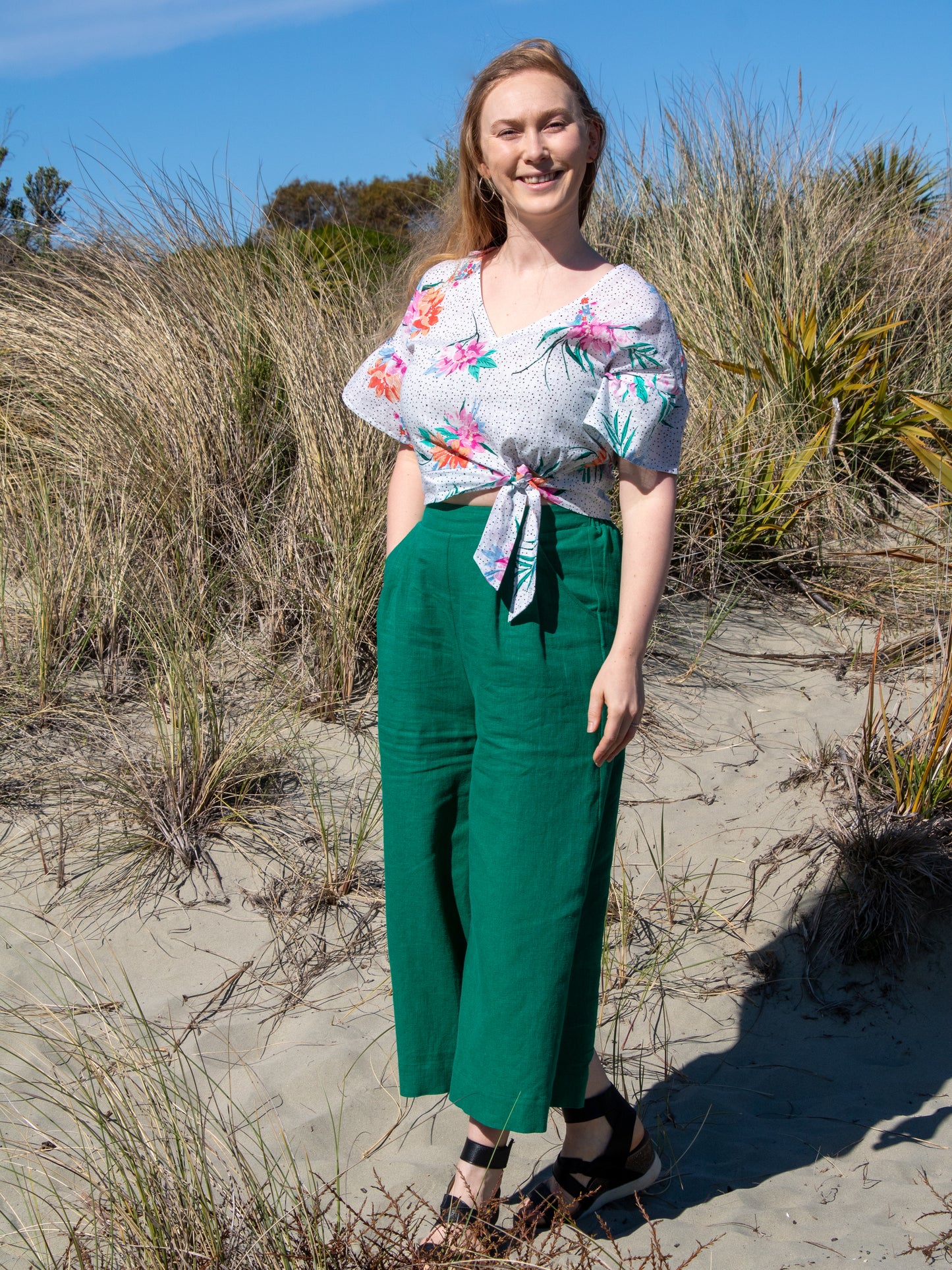 Cropped Maddie Tie Top