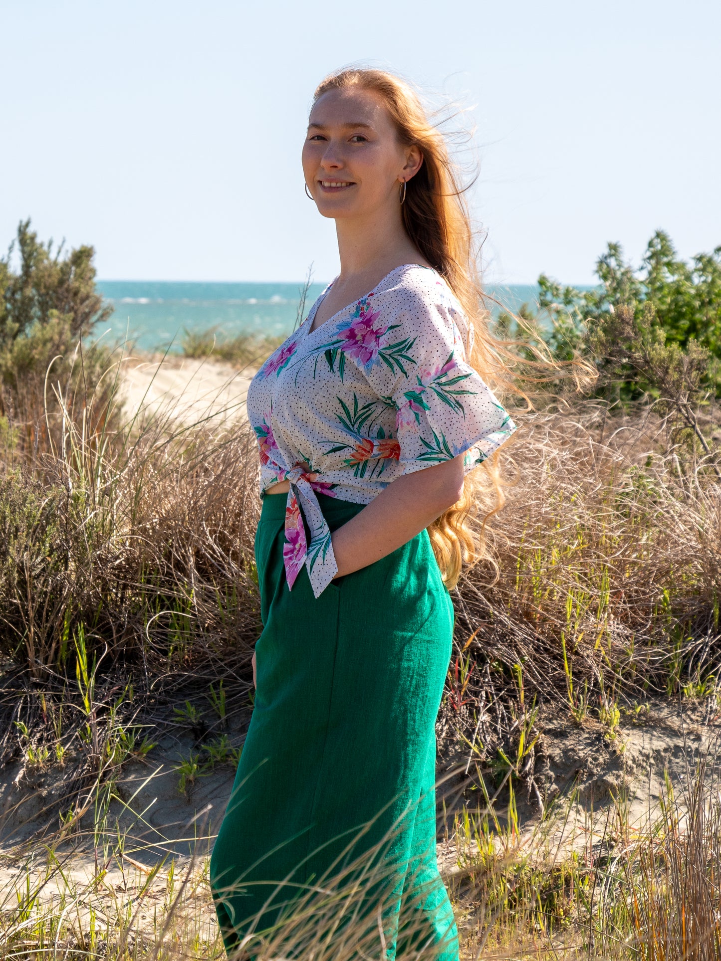 Cropped Maddie Tie Top