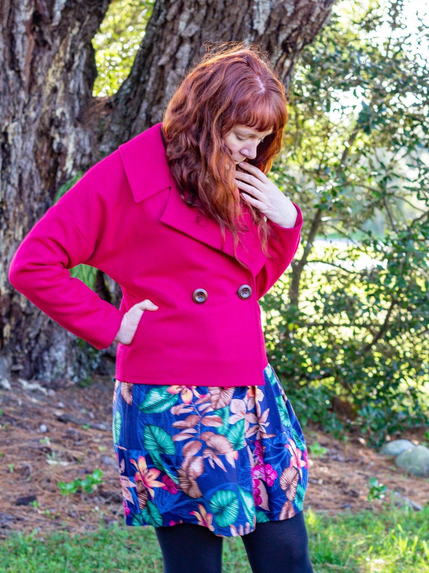 Pre-made Pepper Jacket (hot pink) - size M