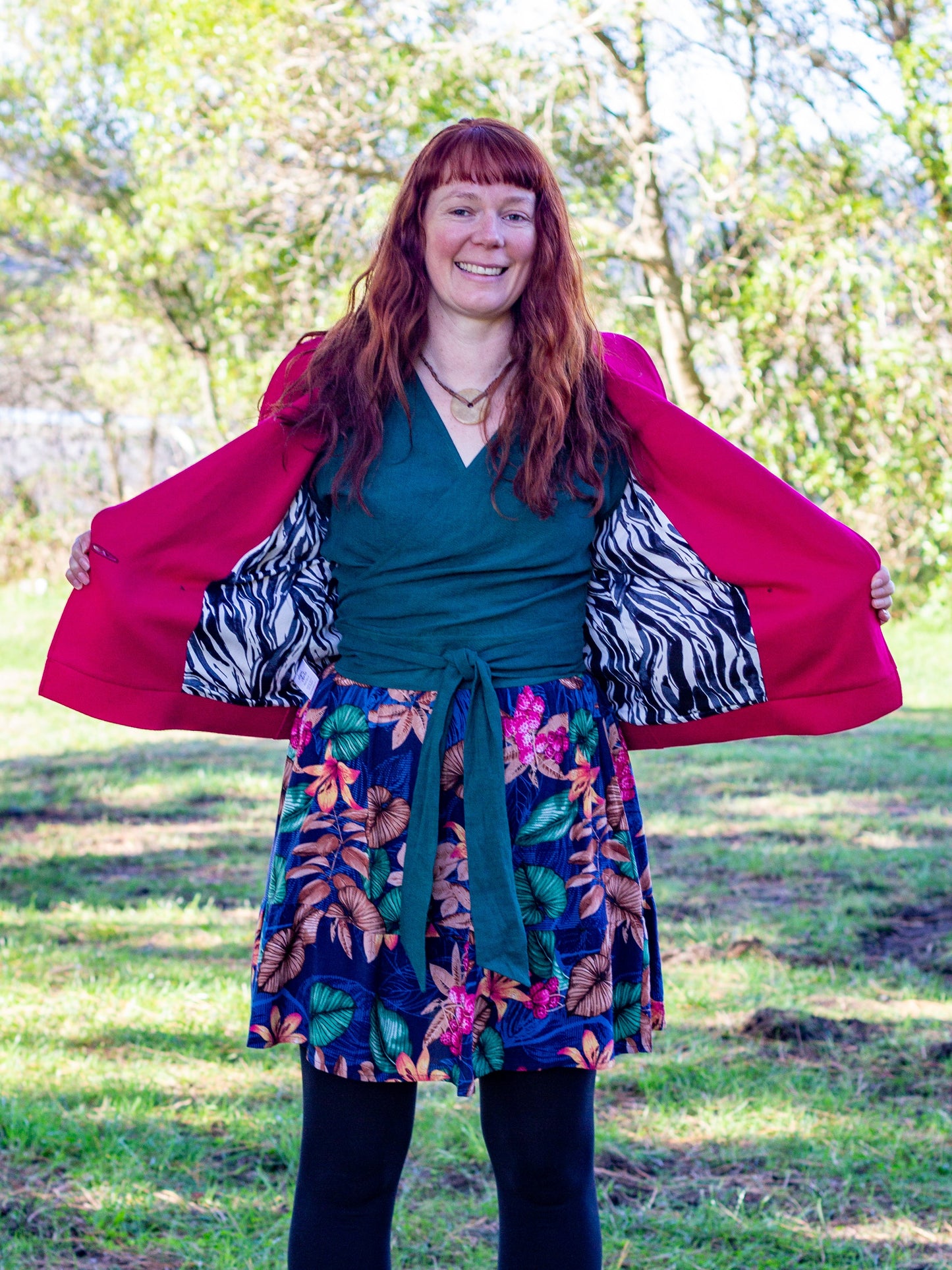 Pre-made Pepper Jacket (hot pink) - size M