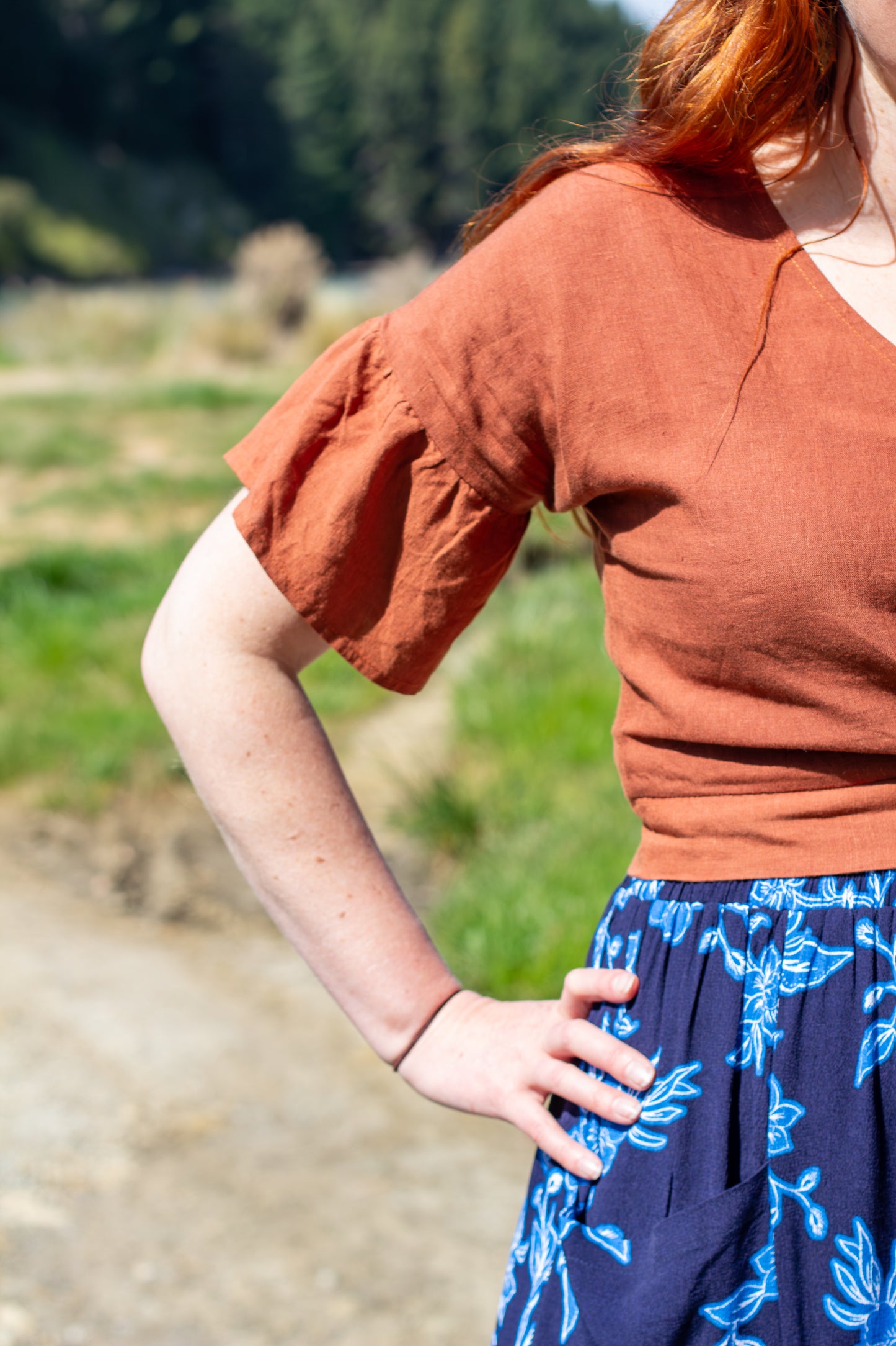 Cropped Maddie Tie Top