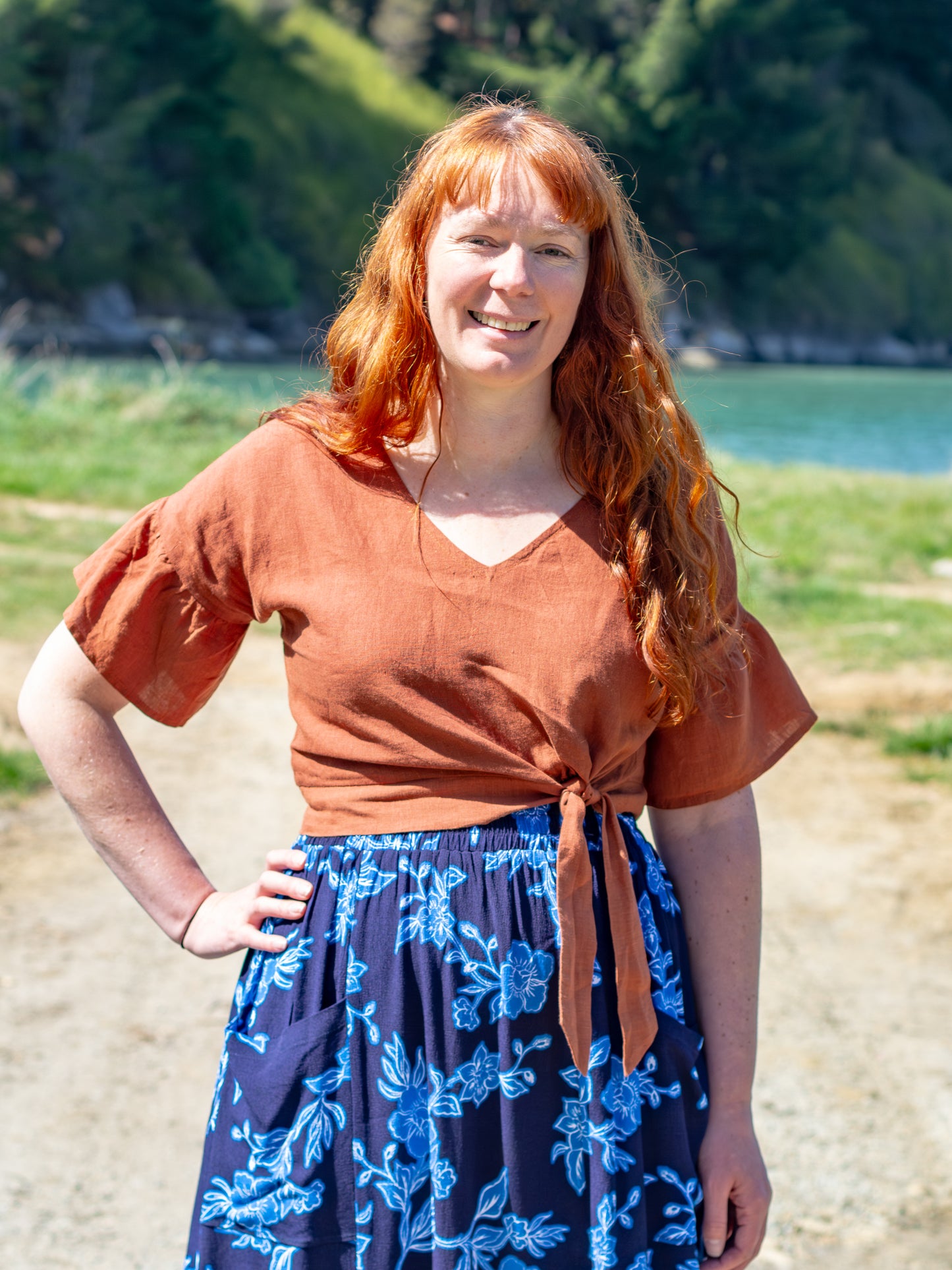 Cropped Maddie Tie Top