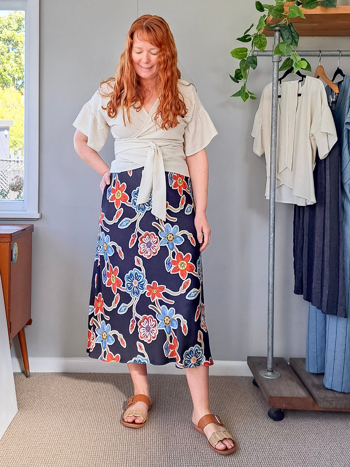 SYLVIE WRAP TOP (ready to ship)