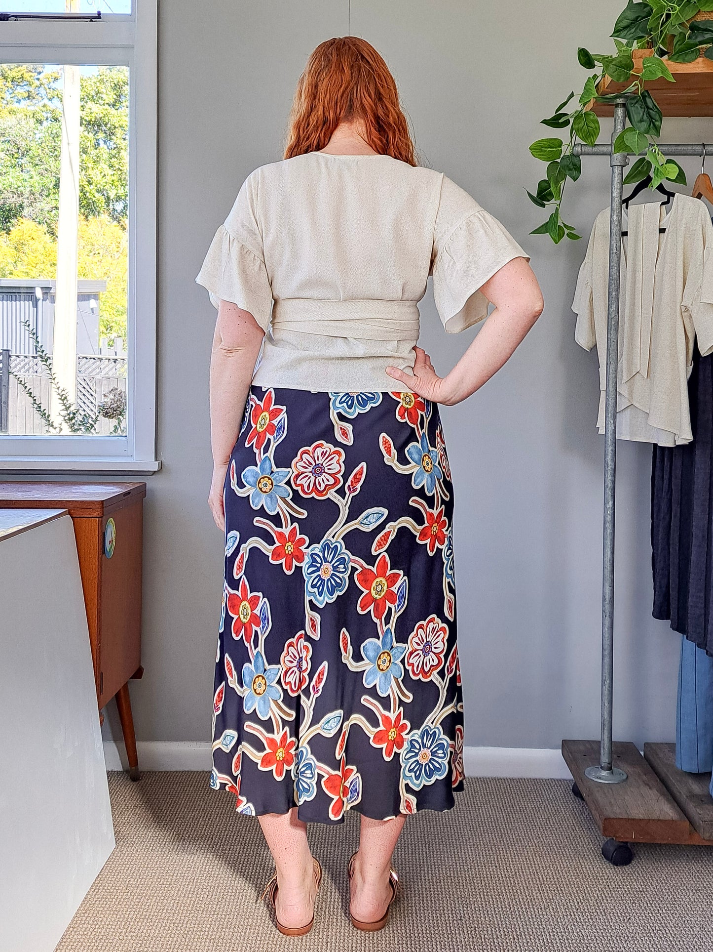 SYLVIE WRAP TOP (ready to ship)
