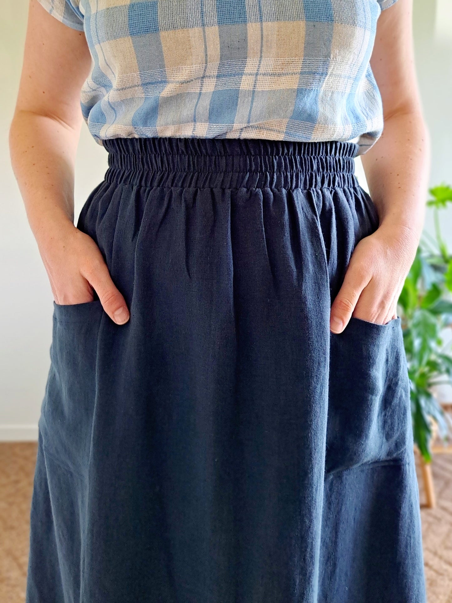 Millie Maxi Skirt - linen