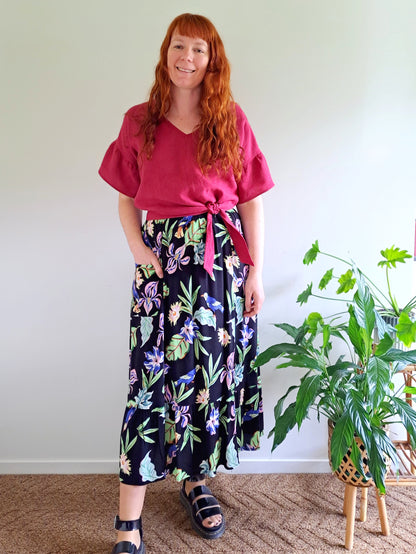 Millie Maxi Skirt (rayon) - made to order