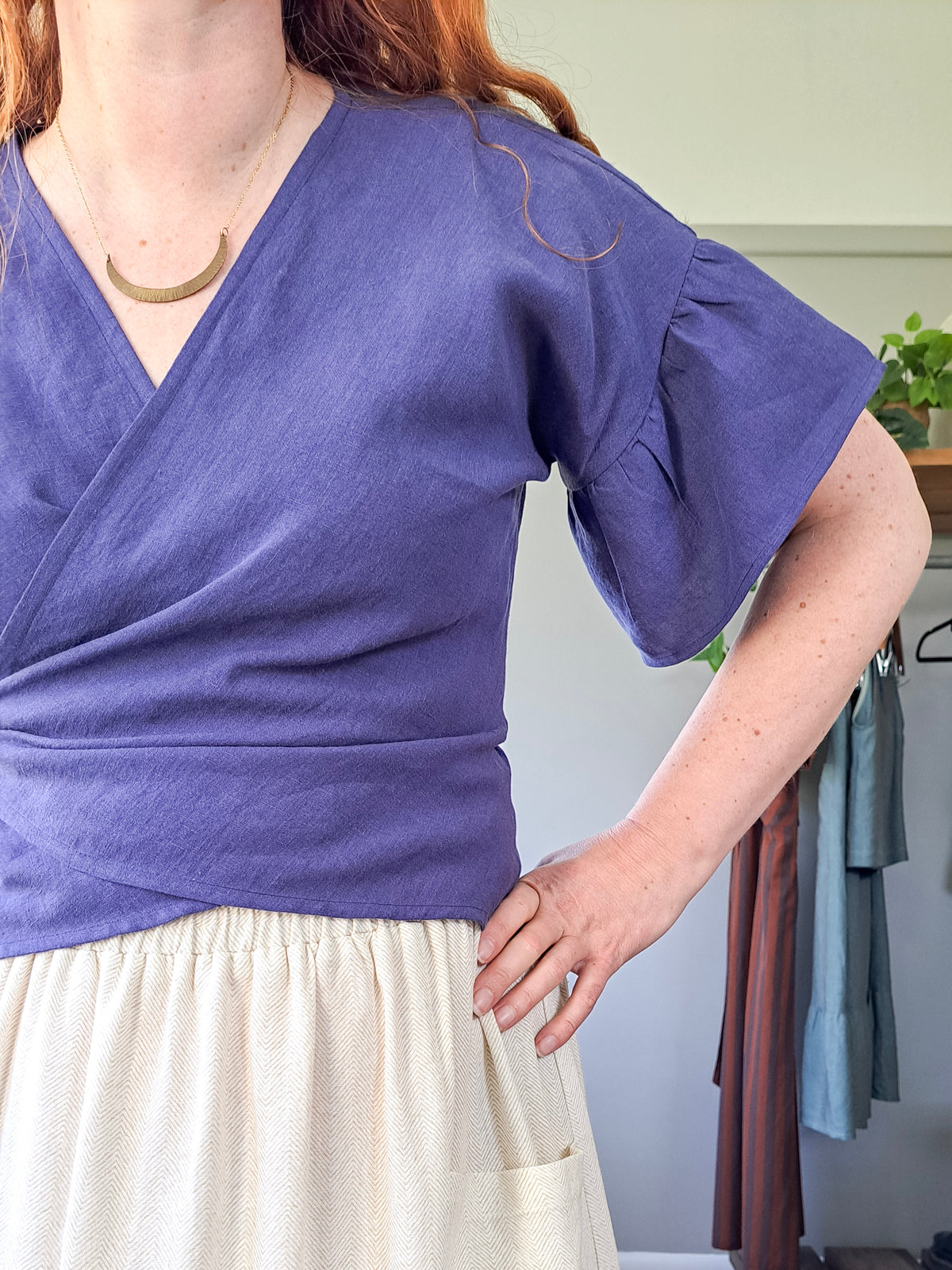 JOSIE WRAP TOP (ready to ship)