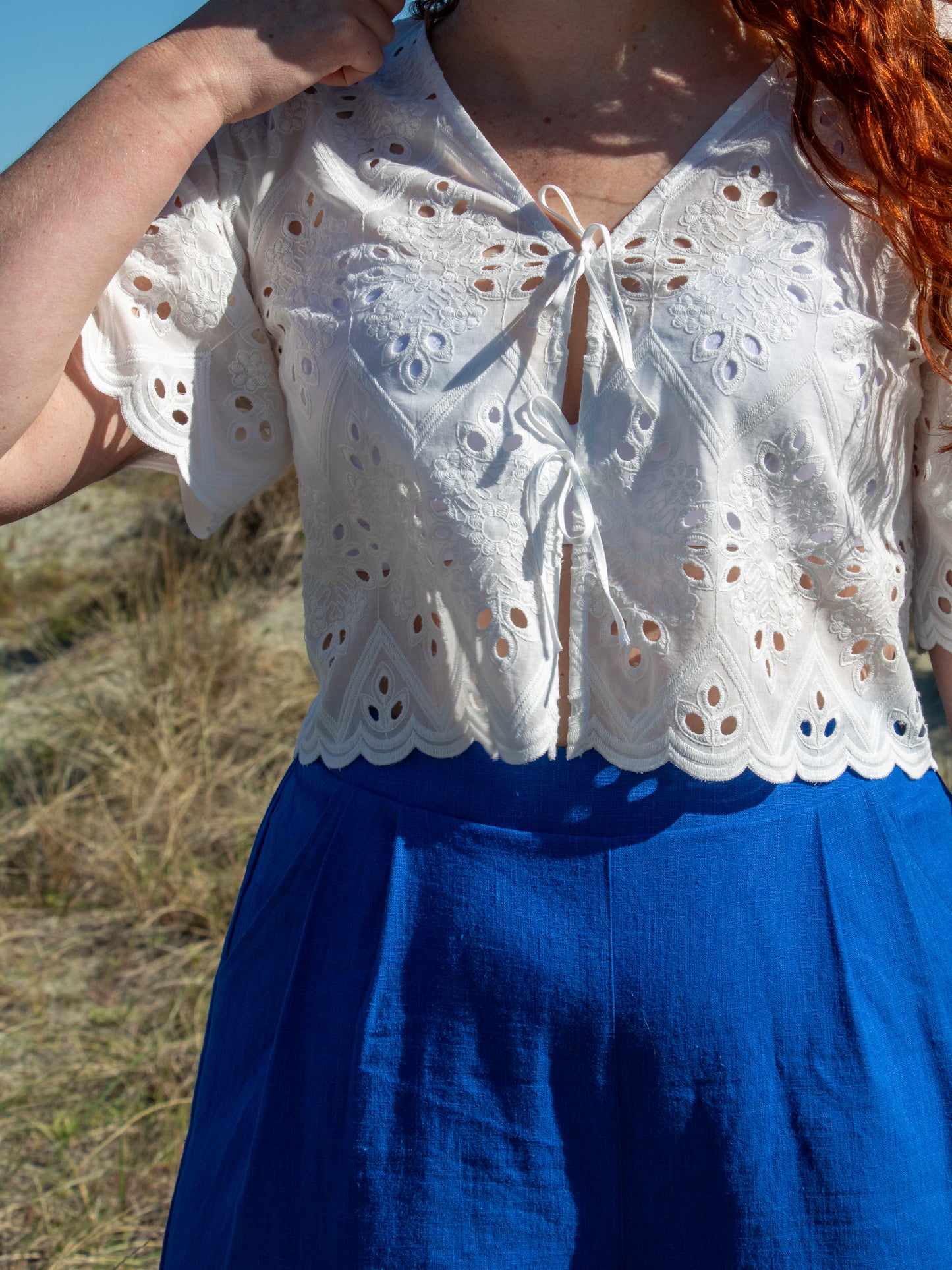 Georgie Top - broderie anglaise