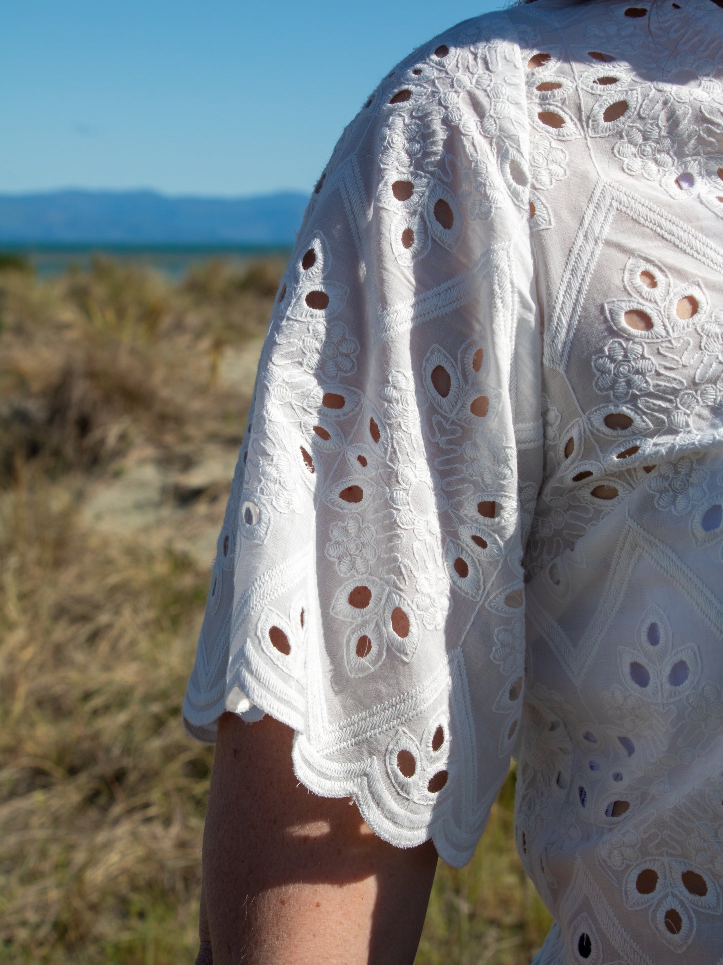 Georgie Top - broderie anglaise