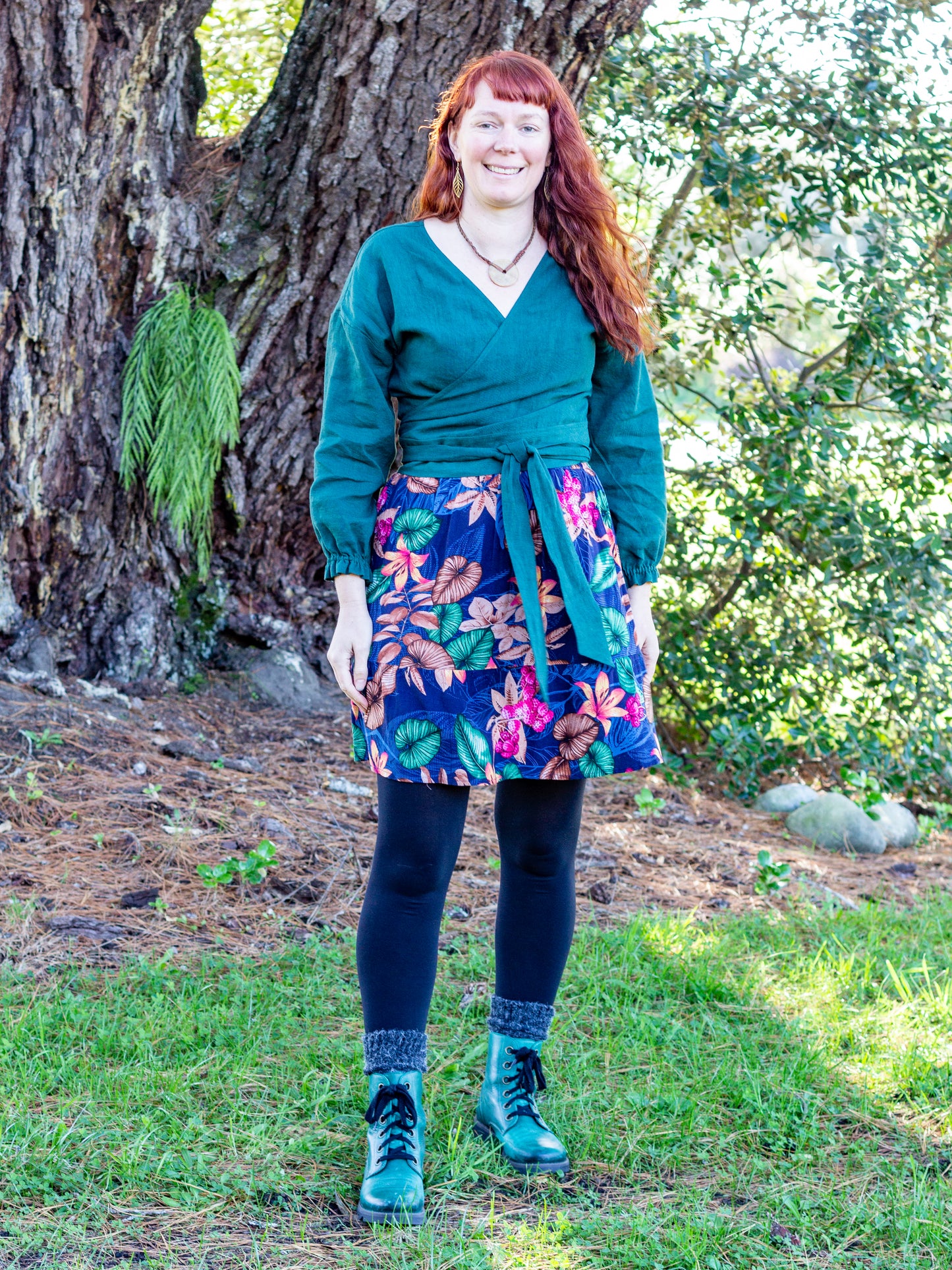 Renee Wrap Top - made to order