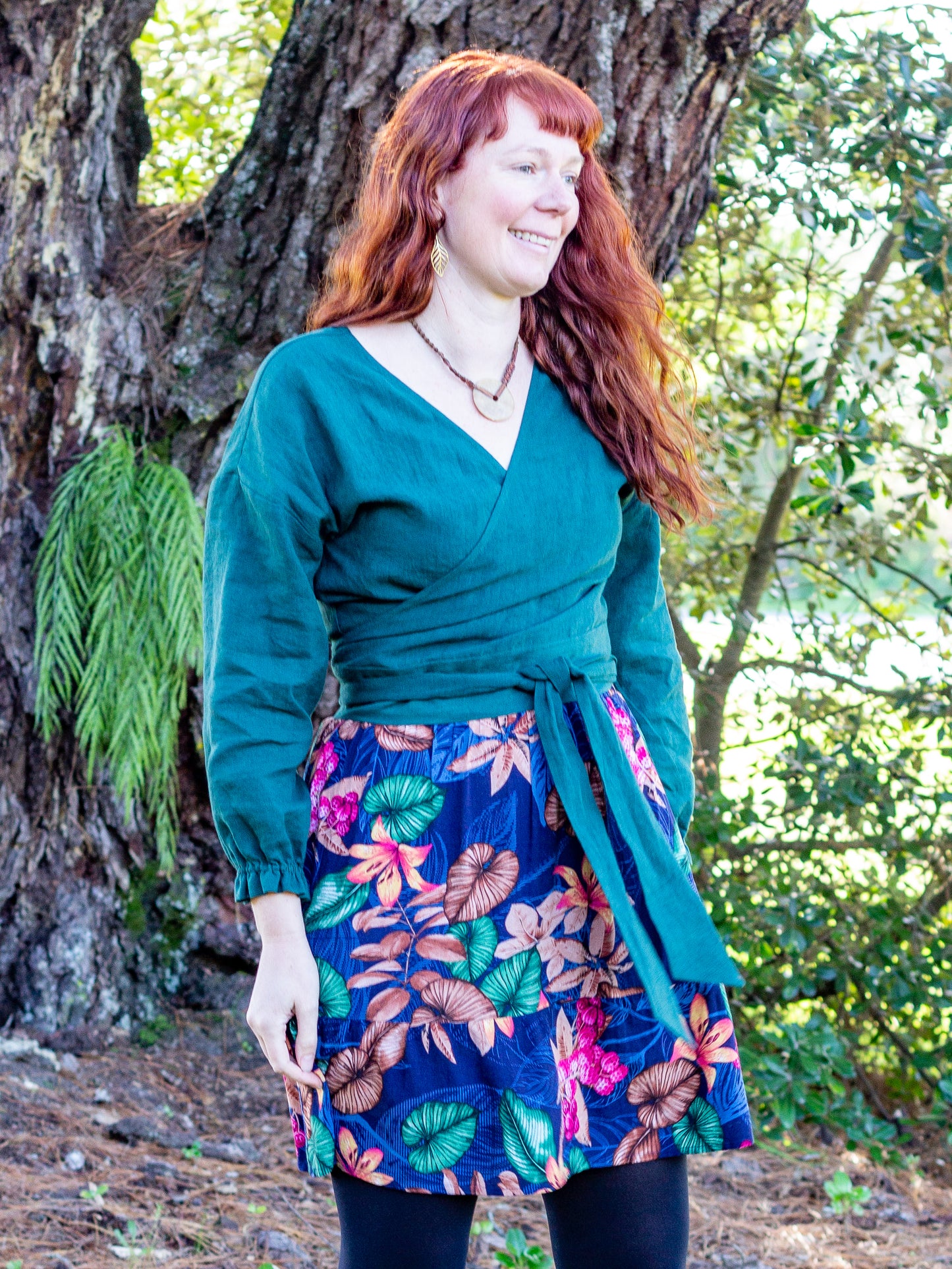 Renee Wrap Top - made to order