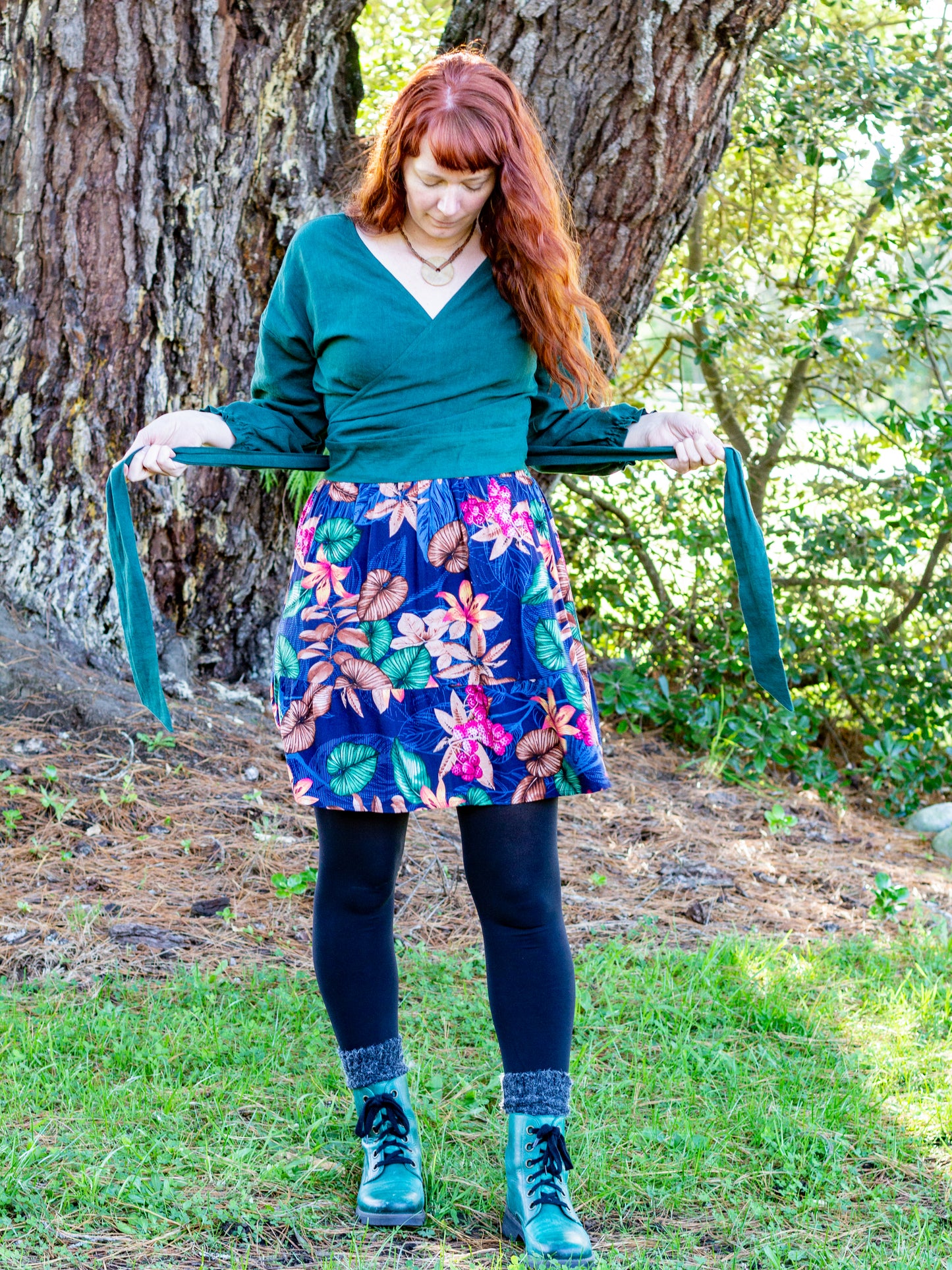 Renee Wrap Top - made to order