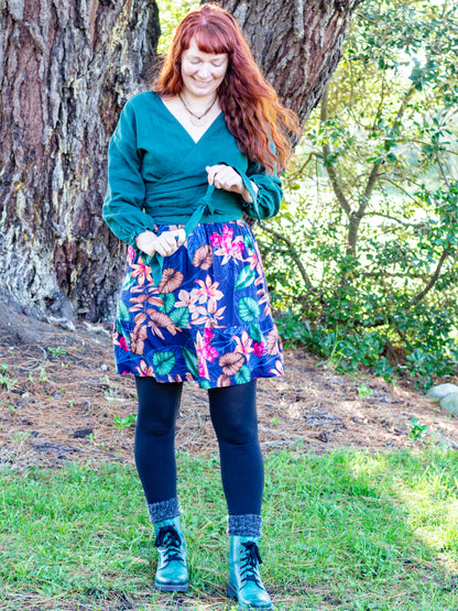 Renee Wrap Top - made to order