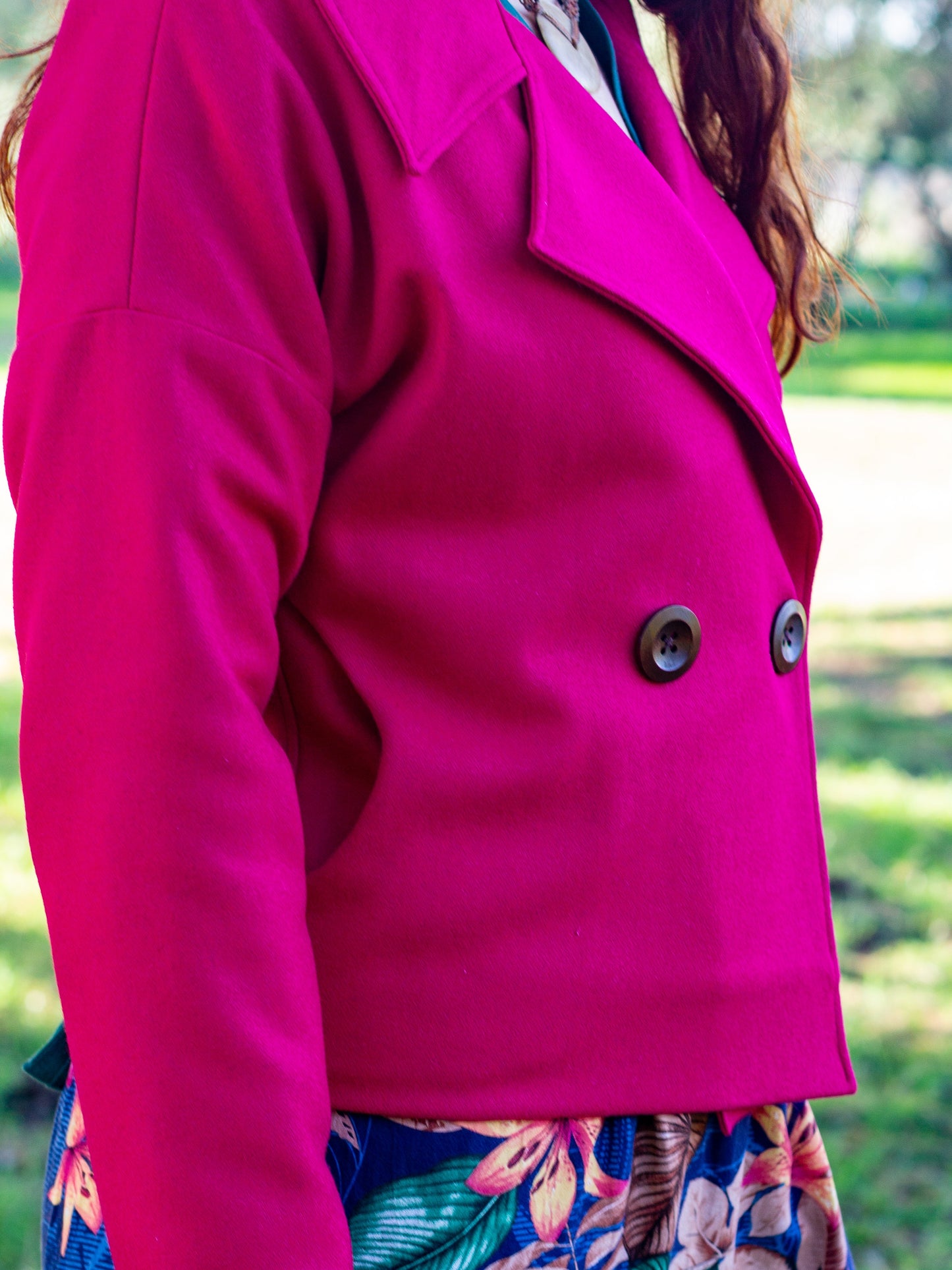 Pre-made Pepper Jacket (hot pink) - size M