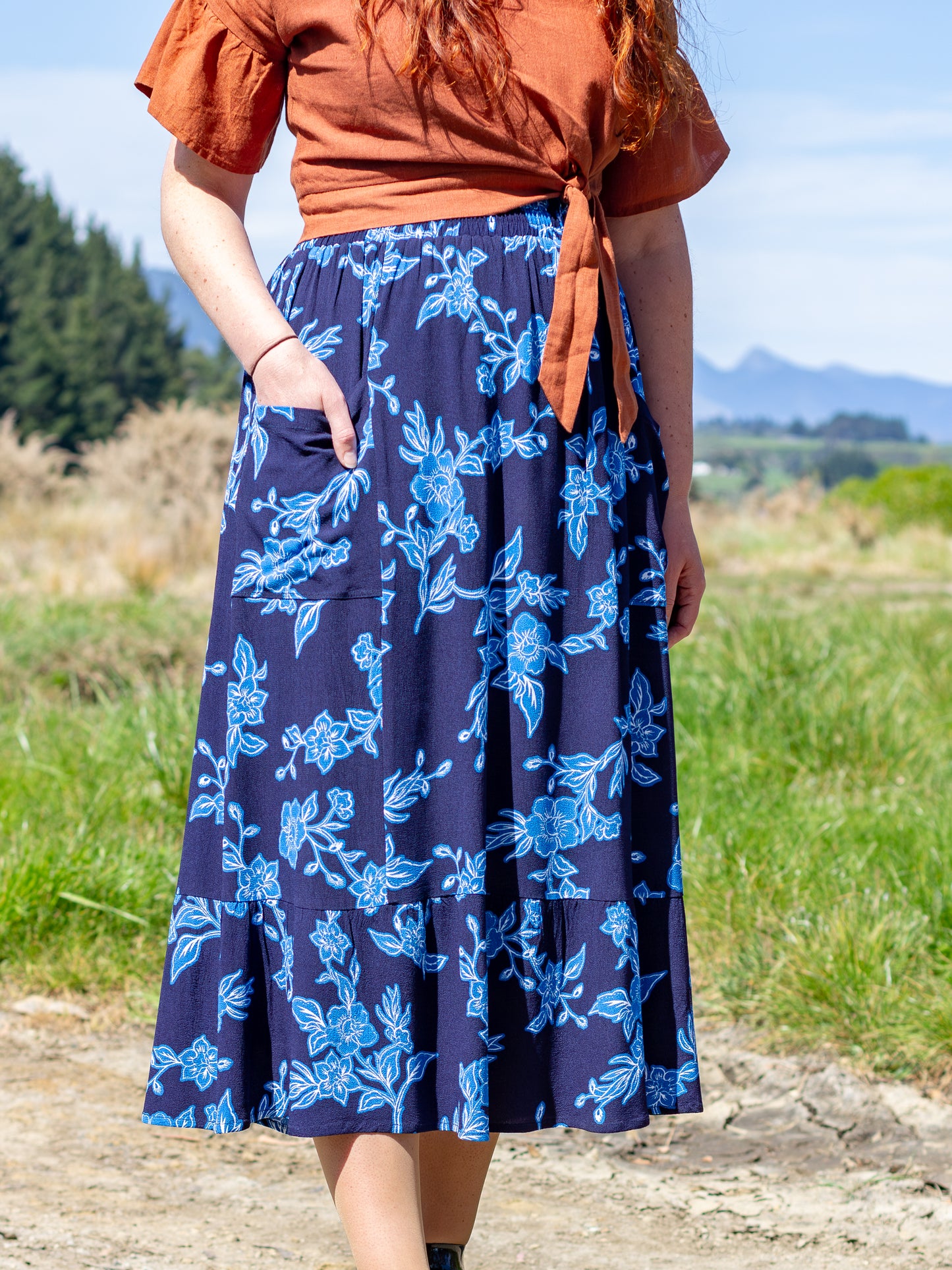 Millie Maxi Skirt (rayon) - made to order