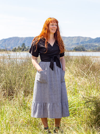 Millie Maxi Skirt (linen) - made to order