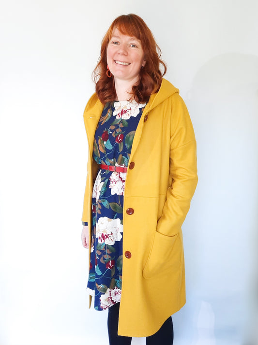 Pre-made Emmi Coat (mustard) - size S