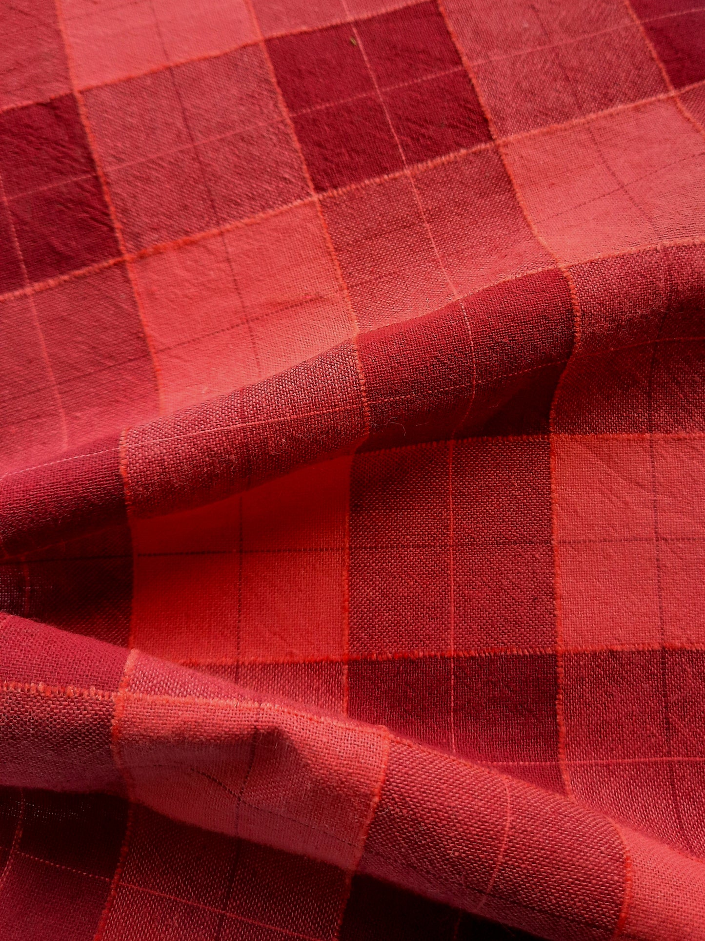 Pre-made Izzy Dress (raspberry check) - size L