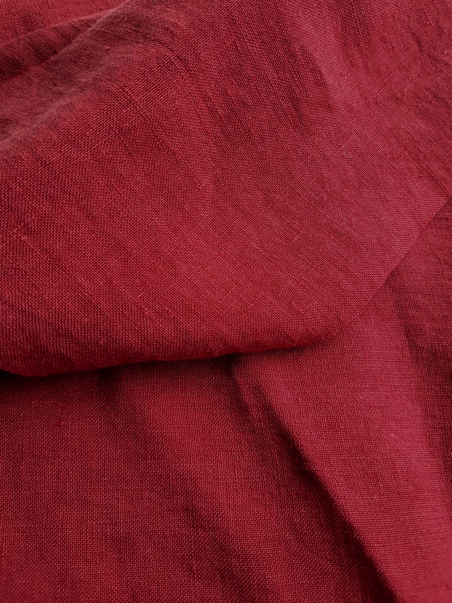 Pre-made Izzy Dress (plum linen) - size L