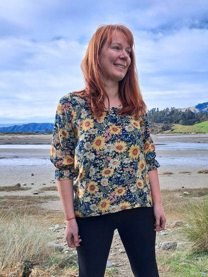 Jacqui Blouse (rayon) - made to order