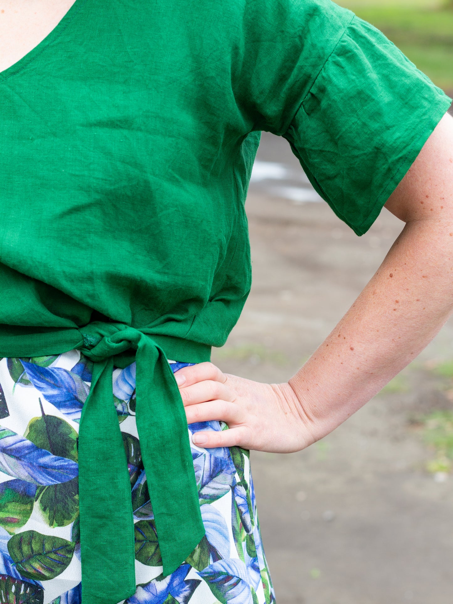 Maddie Tie Top - made to order