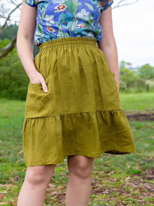Sadie Skirt - linen